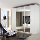 Draaideurkast Royal Modern alpine wit met 3 spiegeldeuren