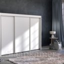 Schuifdeurkast alpine wit 250cm breed x 197cm hoog