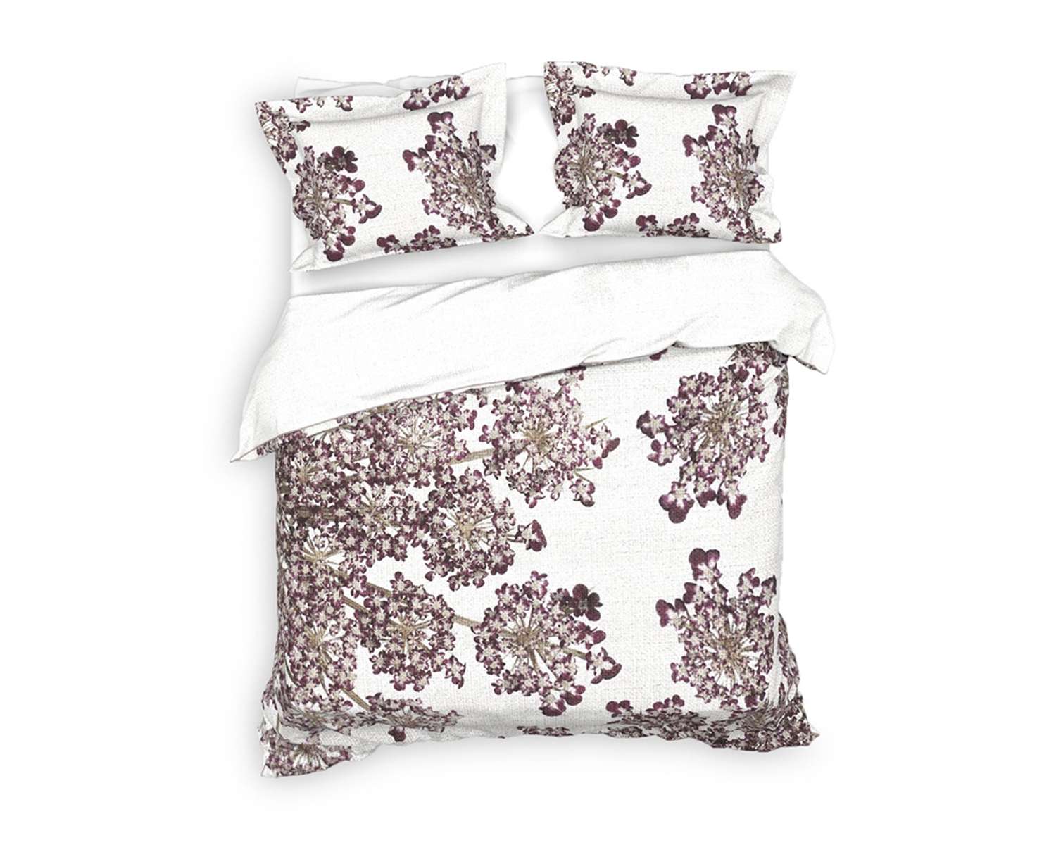 Dekbedovertrek Bloeiende berenklauw kant 2