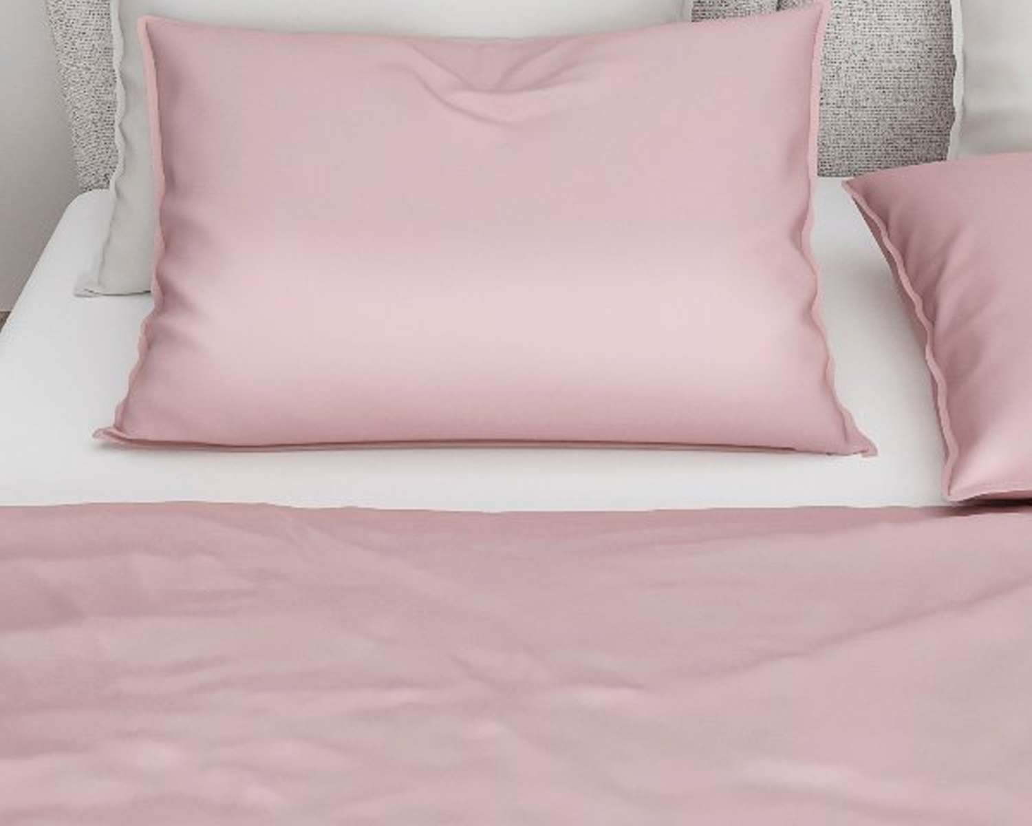 Dekbedovertrek uni oud roze effen Dekbedovertrek uni oud roze effen