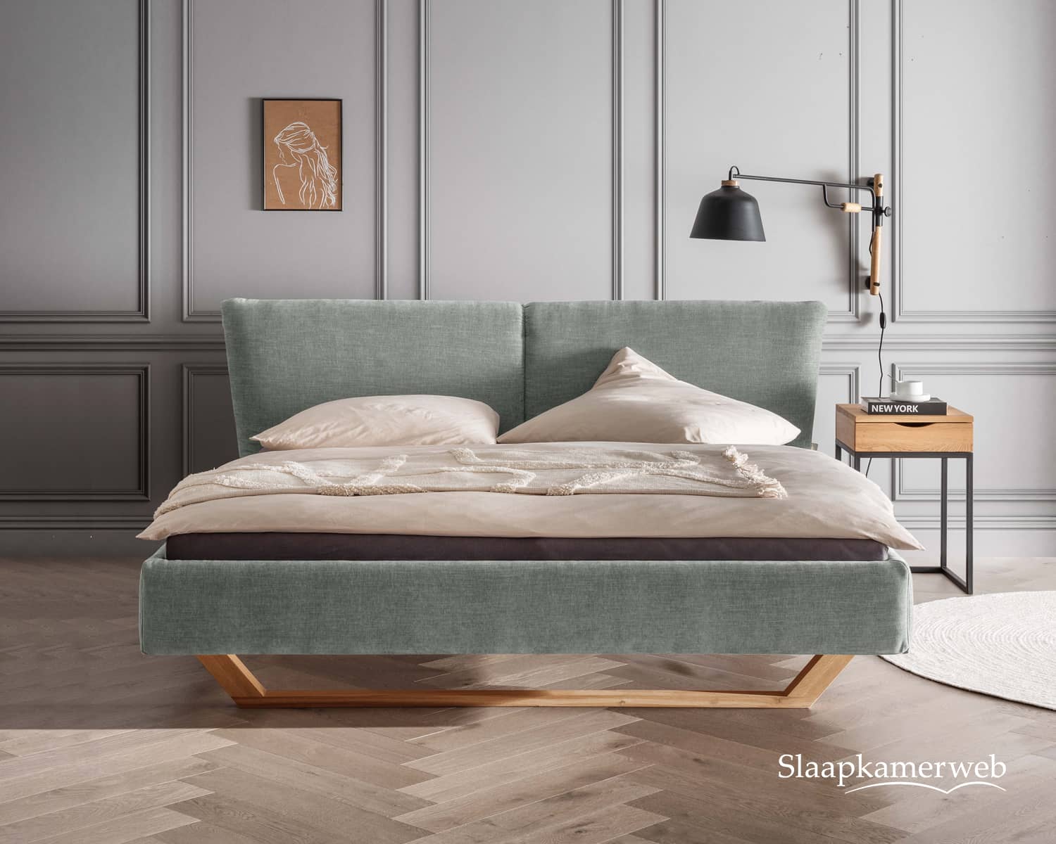 Stoffen tweepersoonsbed