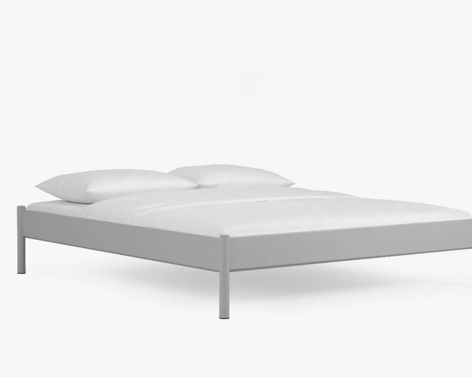 Eenvoudig bed Simone zilver Eenvoudig bed Simone zilver