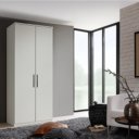 Draaideurkast zijde grijs opruiming 101cm breed