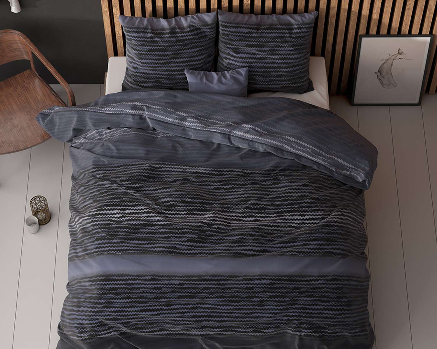 Dekbedovertrek Donkere tinten - van boven Dekbedovertrek Donkere tinten - van boven