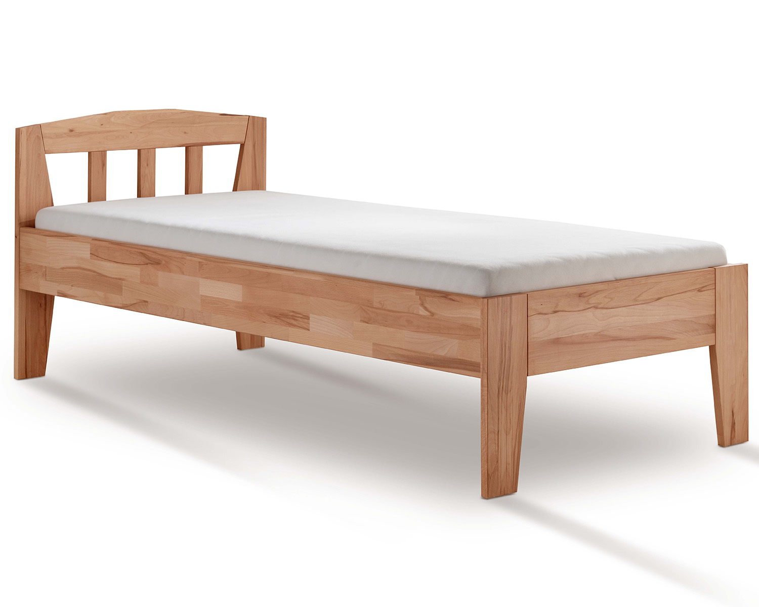 Massief beuken houten bed voor senioren