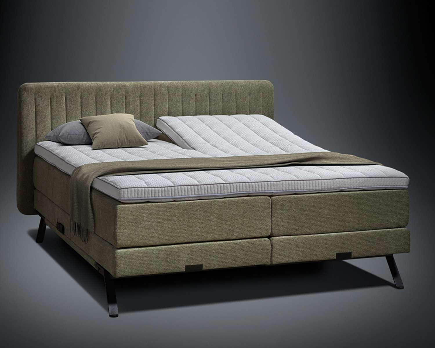 Boxspring Arwen voorraadmodel elektrisch Boxspring Arwen voorraadmodel elektrisch