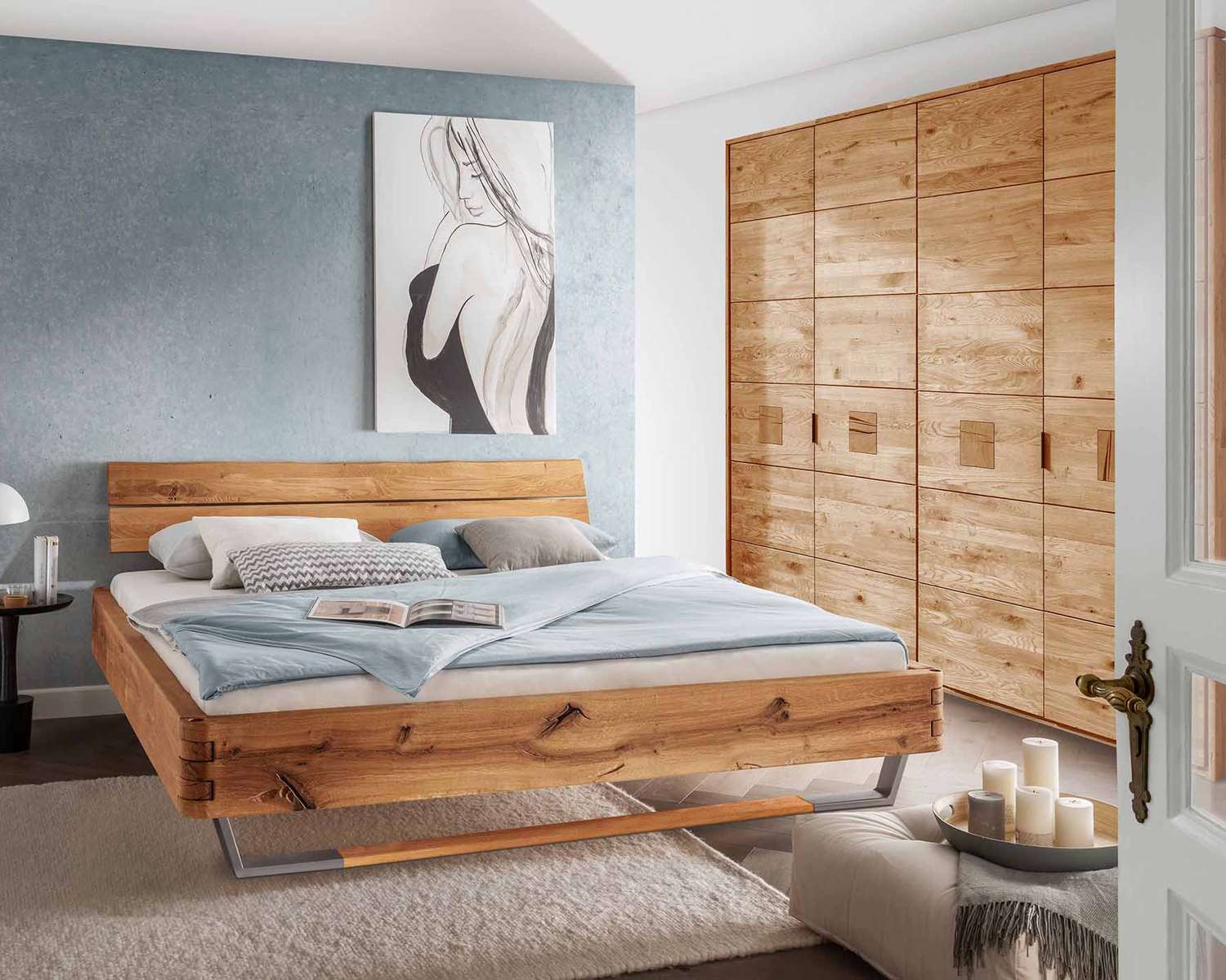 Massief balken bed Toronto