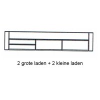2 Grote bedladen + 2 smalle bedladen