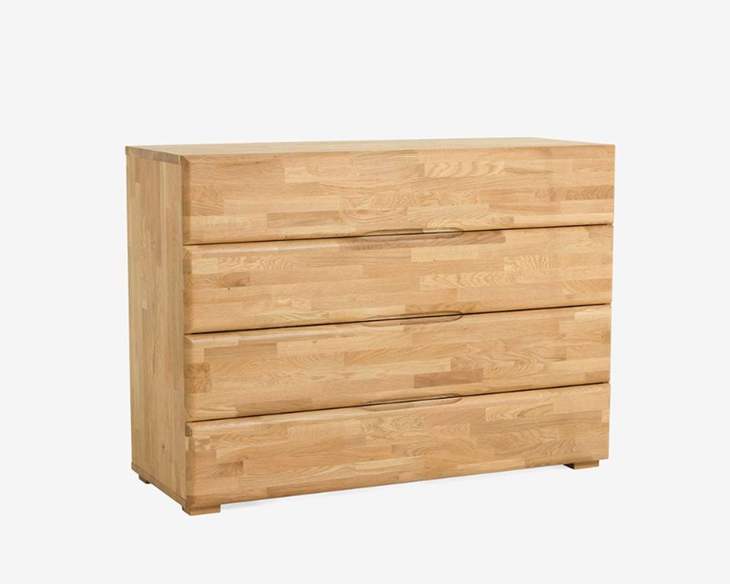 Commode van wild eiken honing geolied hout