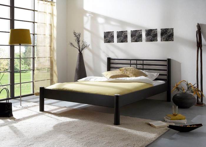 Modern tweepersoons metalen bed