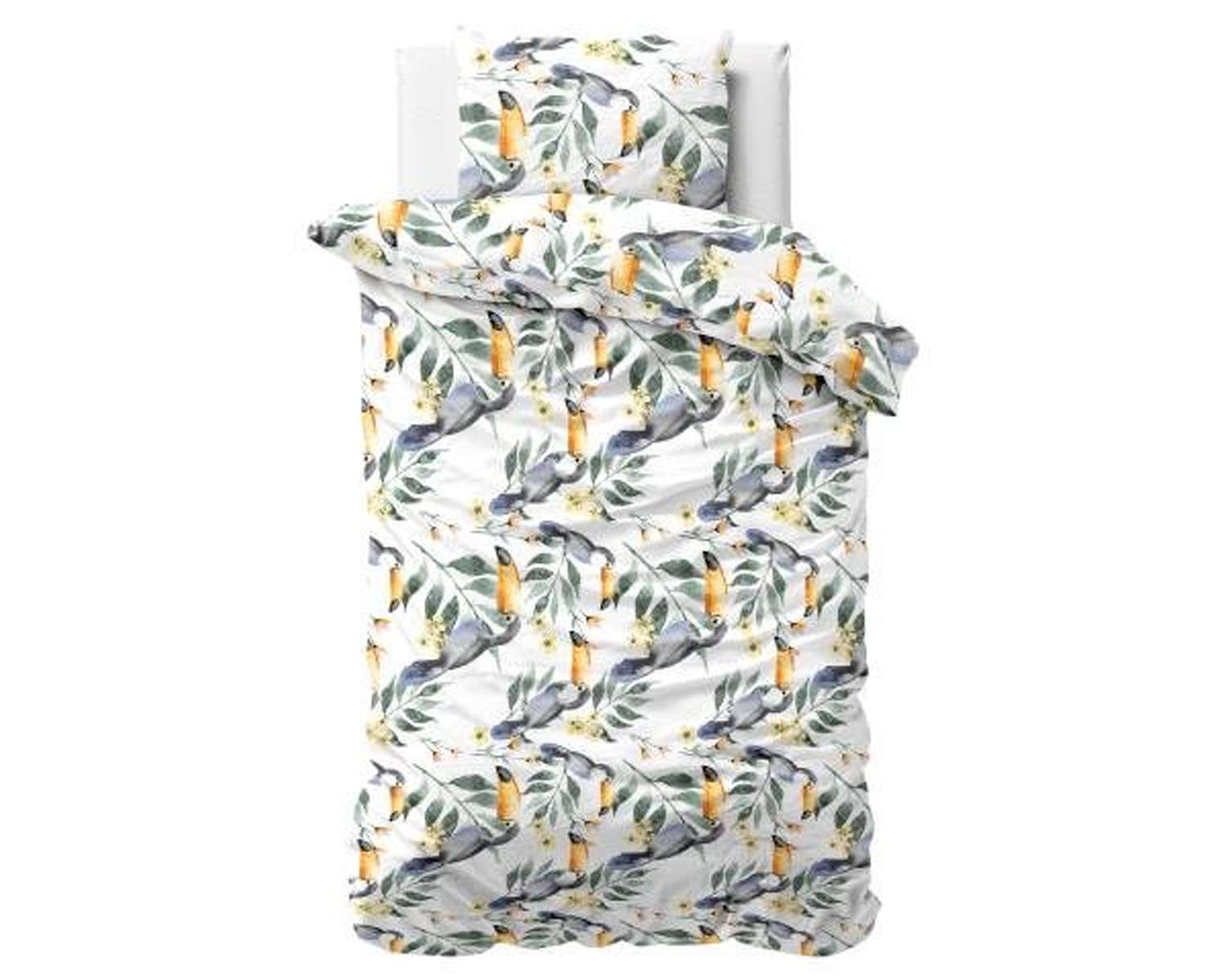 Dekbedovertrek Tropische Toekans 1 persoons Dekbedovertrek Tropische Toekans 1 persoons