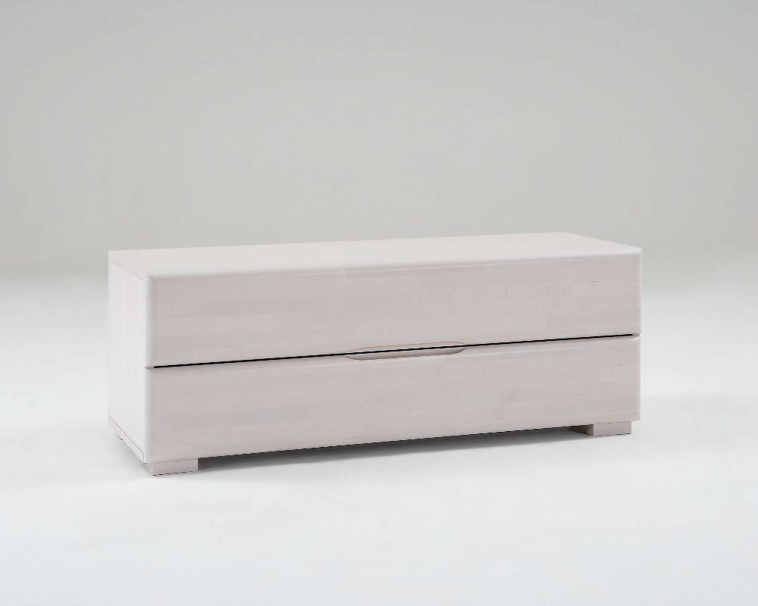 Ladencommode Avantgarde beuken wit gebeitst