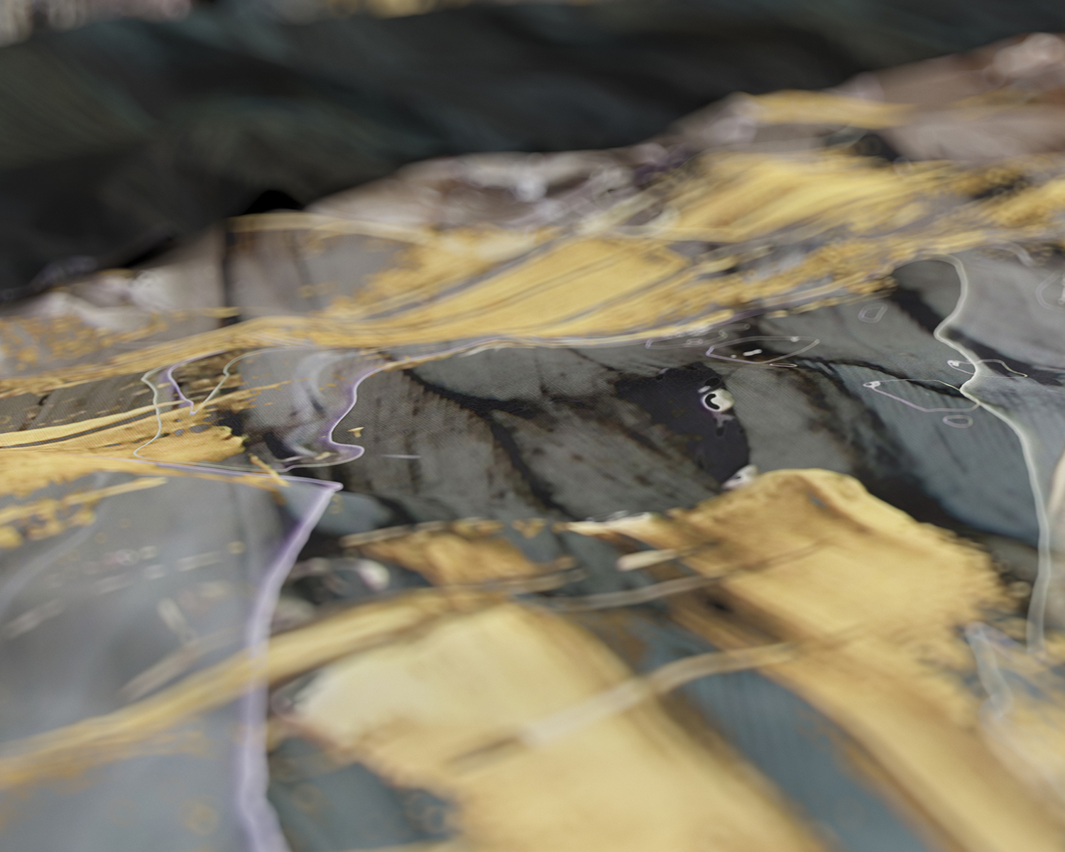 Detail dekbedovertrek verfexplosie Detail dekbedovertrek verfexplosie