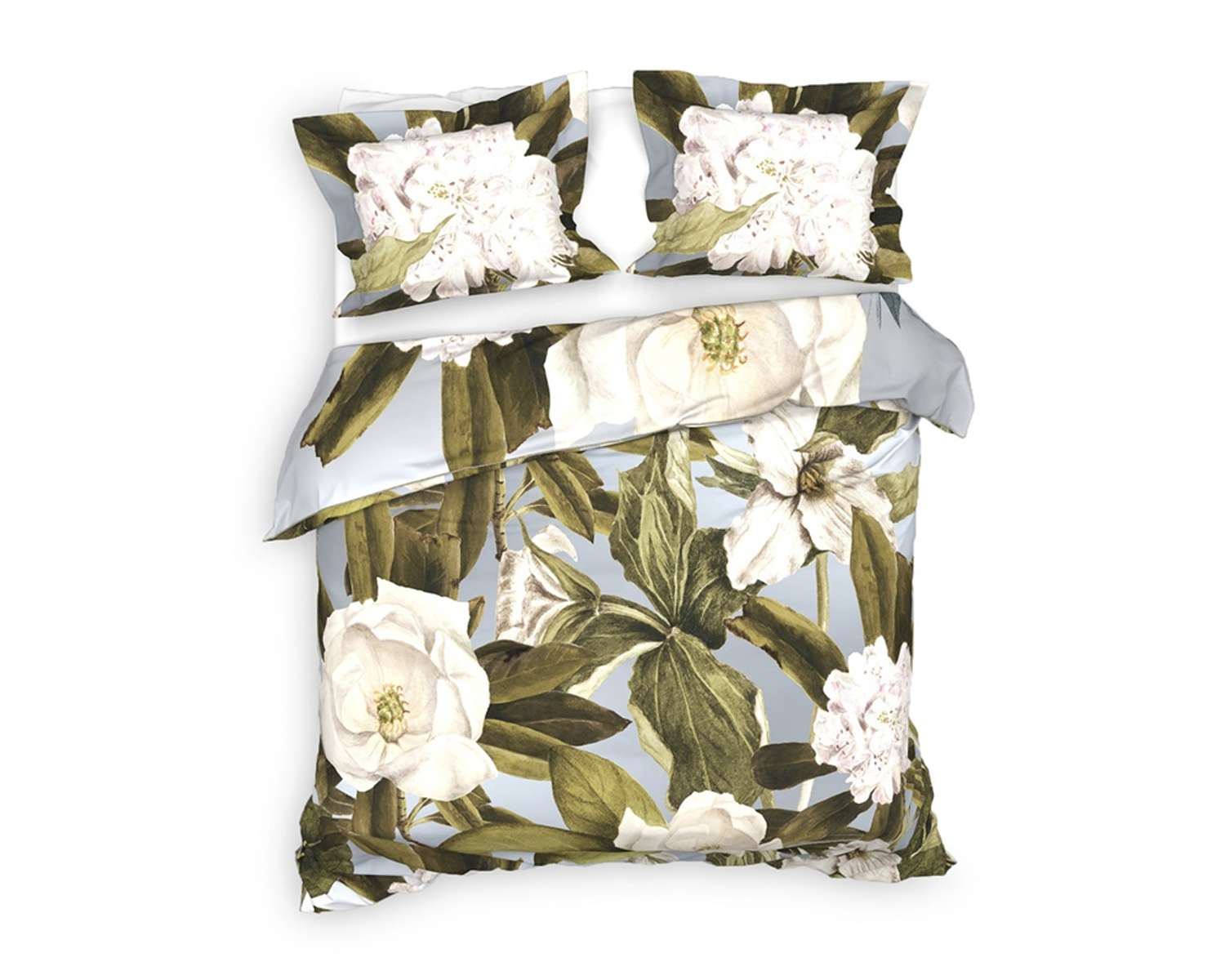 Dekbedovertrek Tussen de waterlelies kant 2