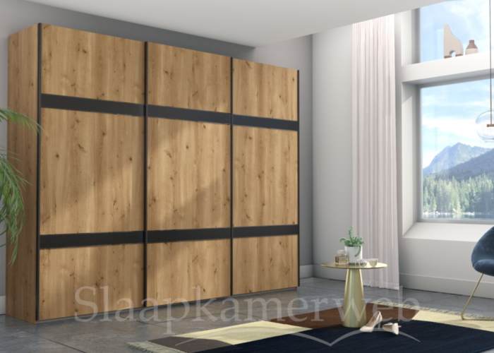 Comfort Lines zweefdeurkast aanbieding 300cm breed x 236cm hoog