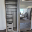Indeling schuifdeurkast Royal showroommodel links