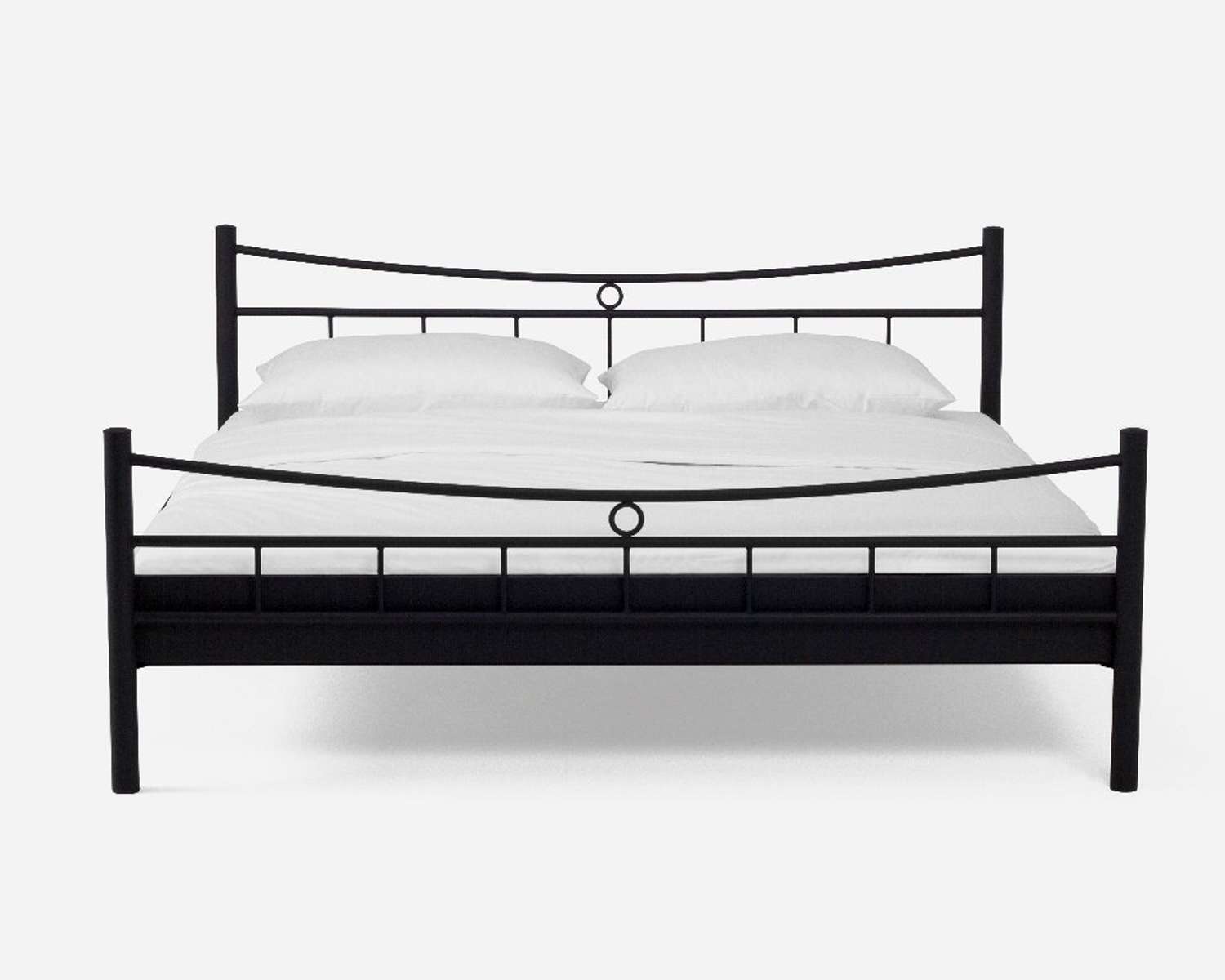 Zwart metalen bed Saskia Zwart metalen bed Saskia
