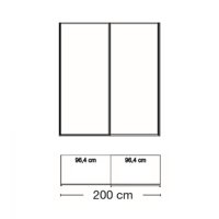 2 deurs - 200cm