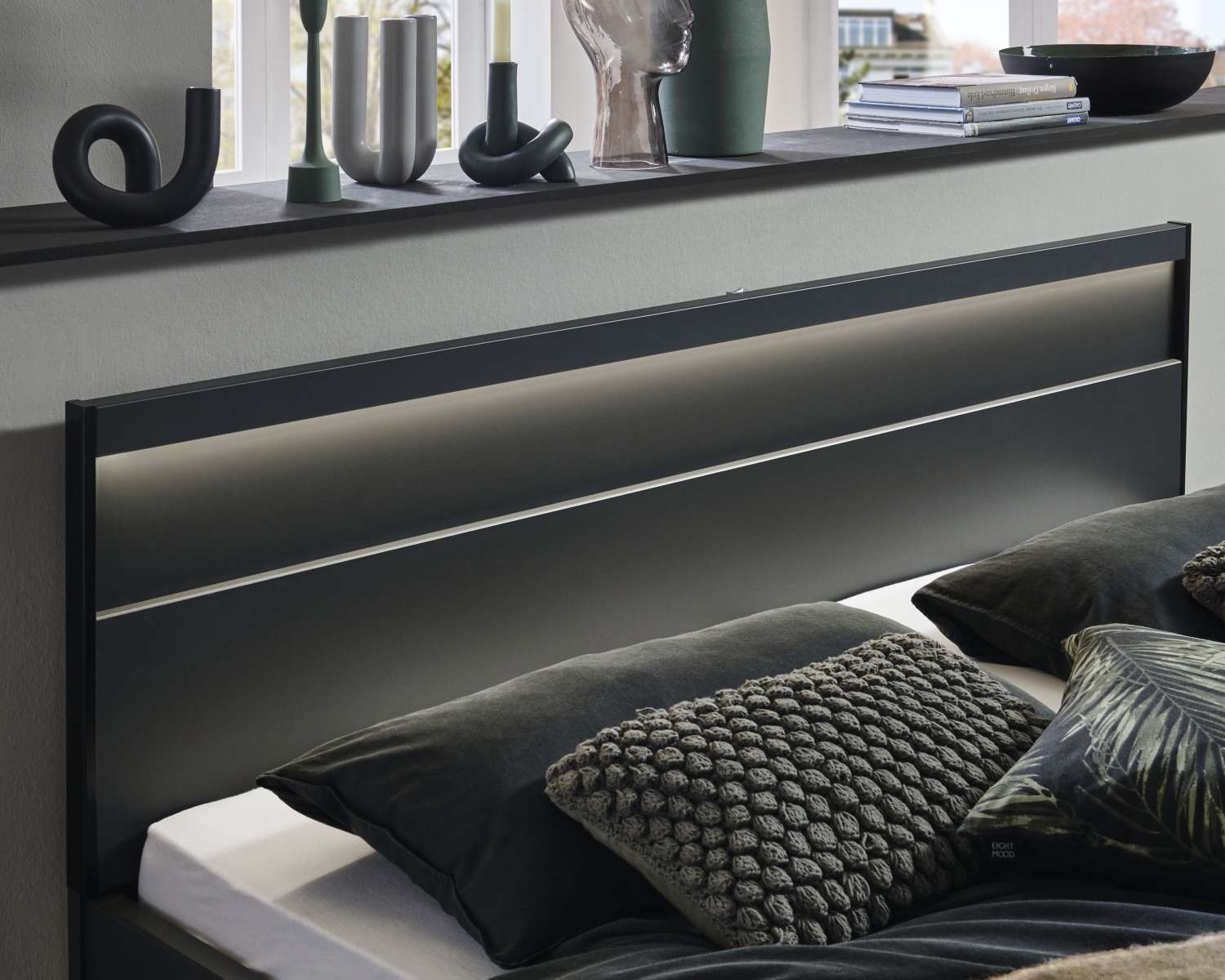 Tweepersoonsbed Comfort Genua hoofdbord Tweepersoonsbed Comfort Genua hoofdbord