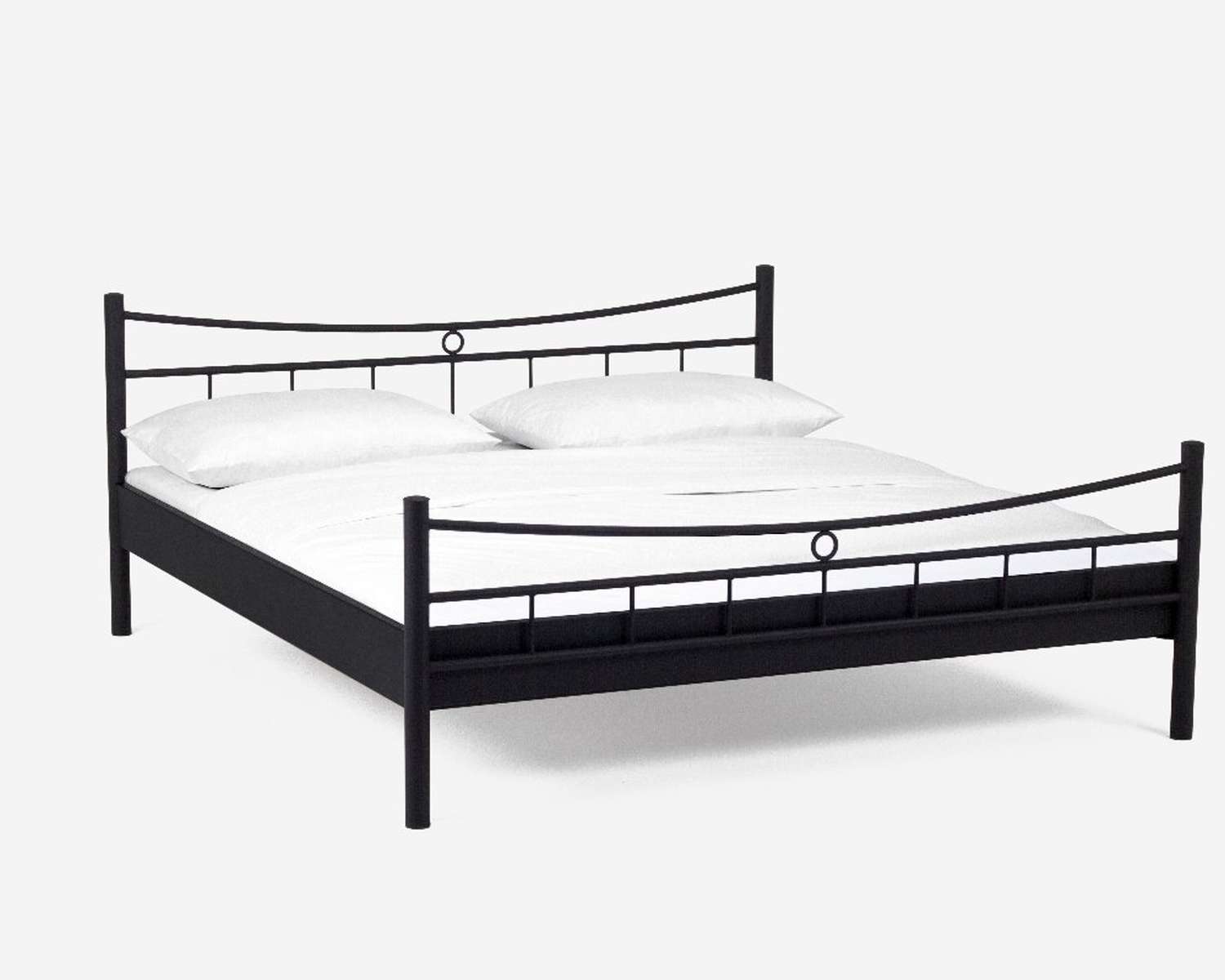 tweepersoons Saskia bed mat zwart tweepersoons Saskia bed mat zwart