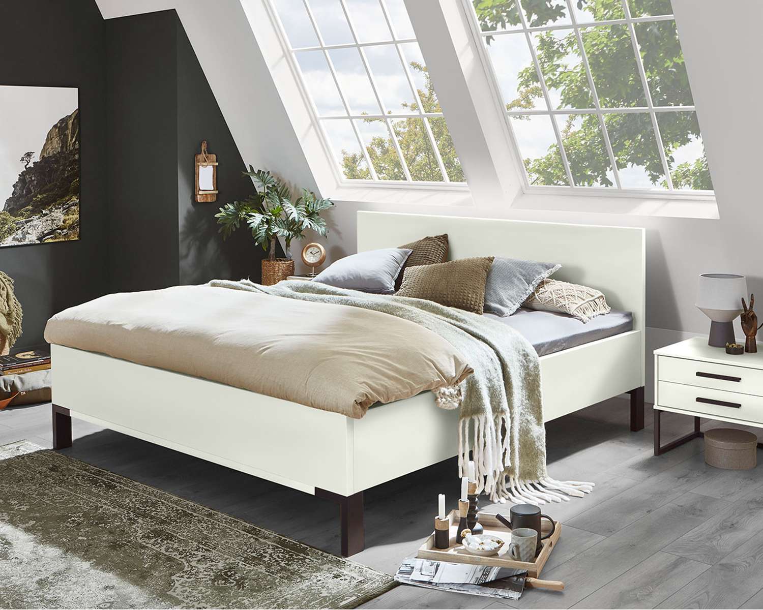 Tweepersoonsbed Comfort Urban roomwit Tweepersoonsbed Comfort Urban roomwit