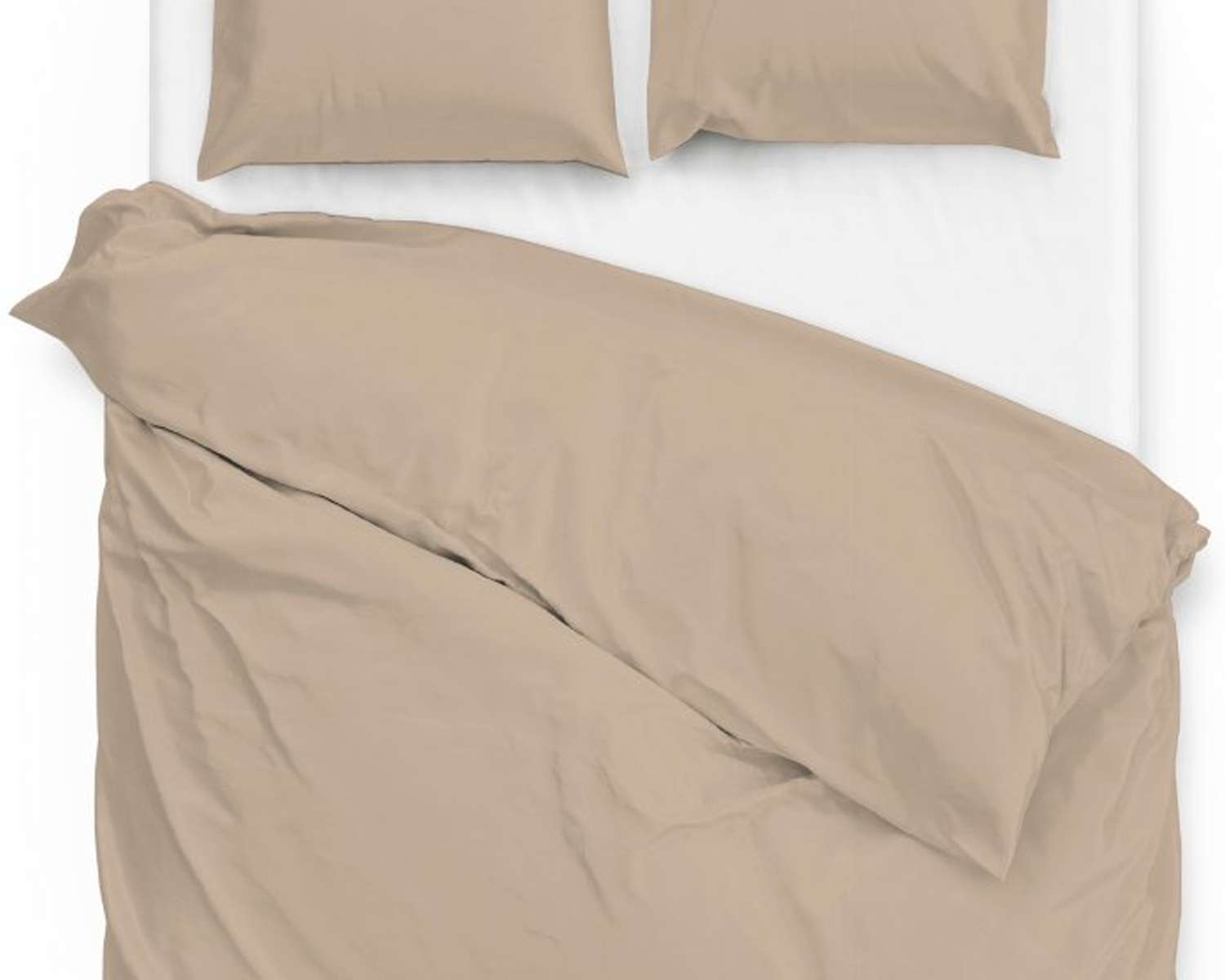 2 persoons dekbedovertrek uni zand 2 persoons dekbedovertrek uni zand