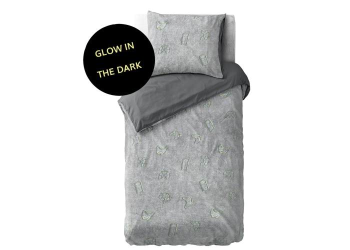 Dekbedovertrek Games glow in the dark