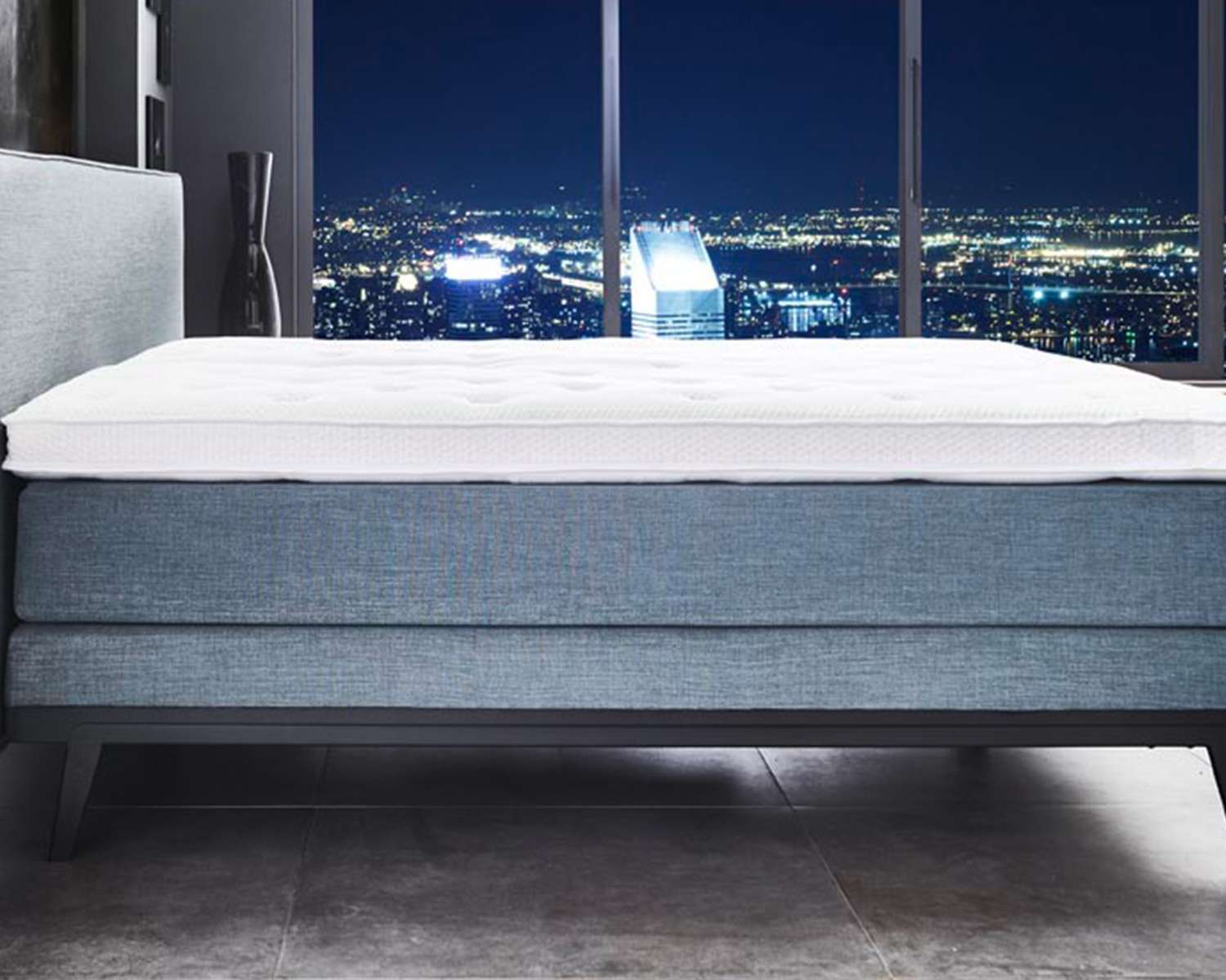 Boxspring Julian voorraadmodel zijkant Boxspring Julian voorraadmodel zijkant