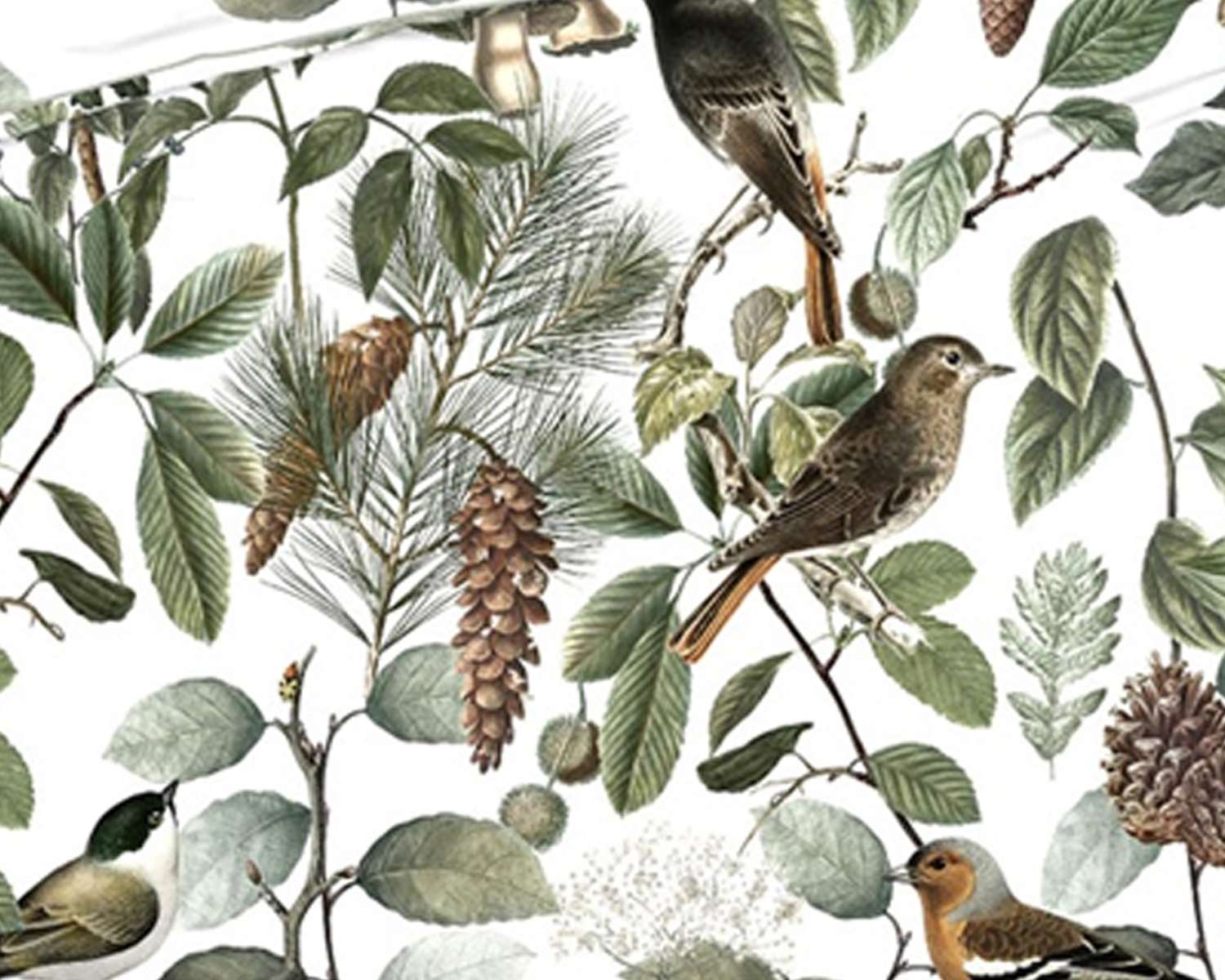 Dekbedovertrek Tussen de bladeren details