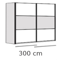 2 deurs - 300cm breed