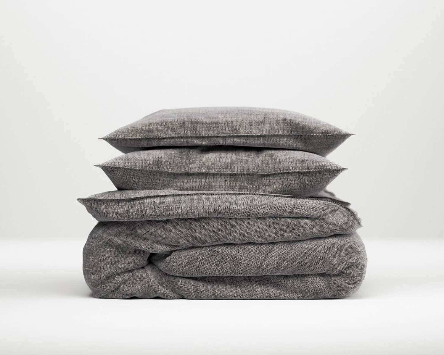 Dekbedovertrek antraciet gemêleerd Dekbedovertrek antraciet gemêleerd