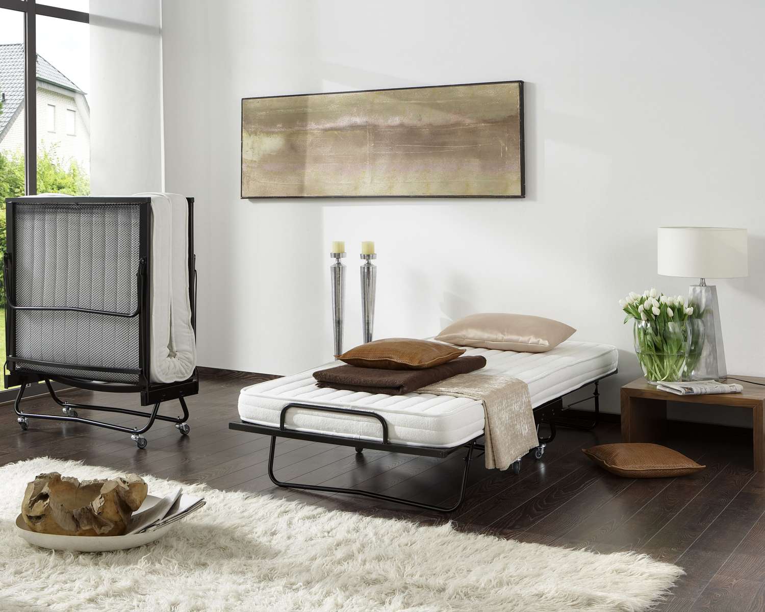 Vouwbed Comfort met TUV gekeurde spiraalbodem