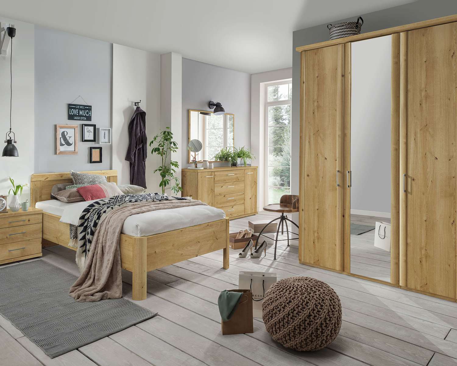 Seniorenkamer Comfort Mila bianco eiken