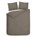 Dekbedovertrek Uni Stippen Taupe