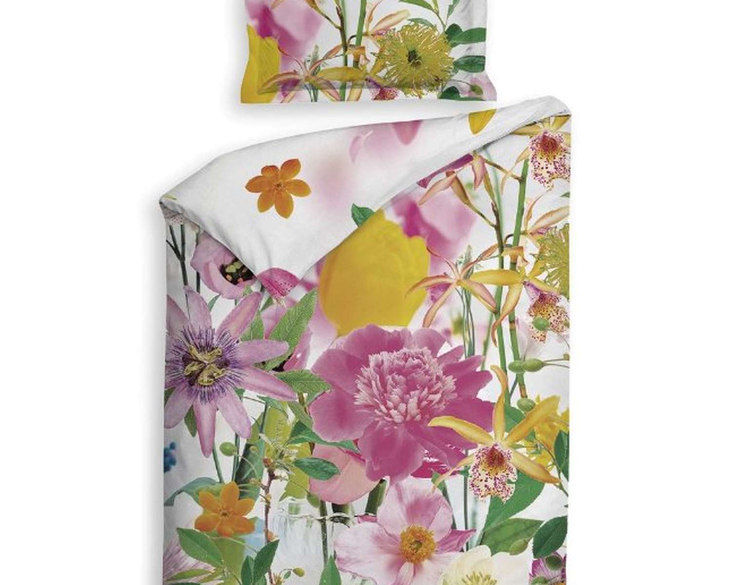 Dekbedovertrek bloemenpracht 1 pers