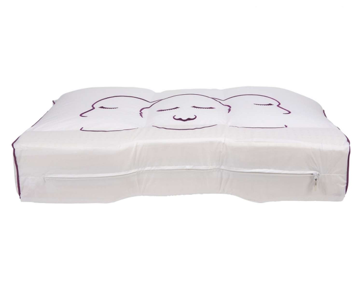 Kussen met gezicht paars Kussen met gezicht paars