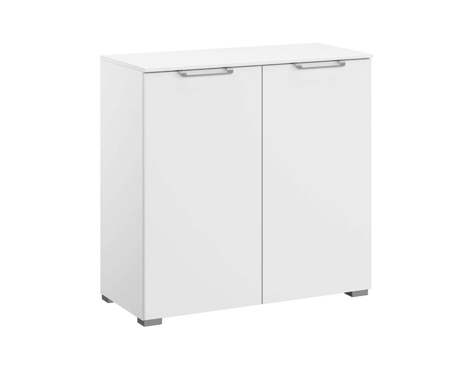Witte deurcommode 80cm hoog