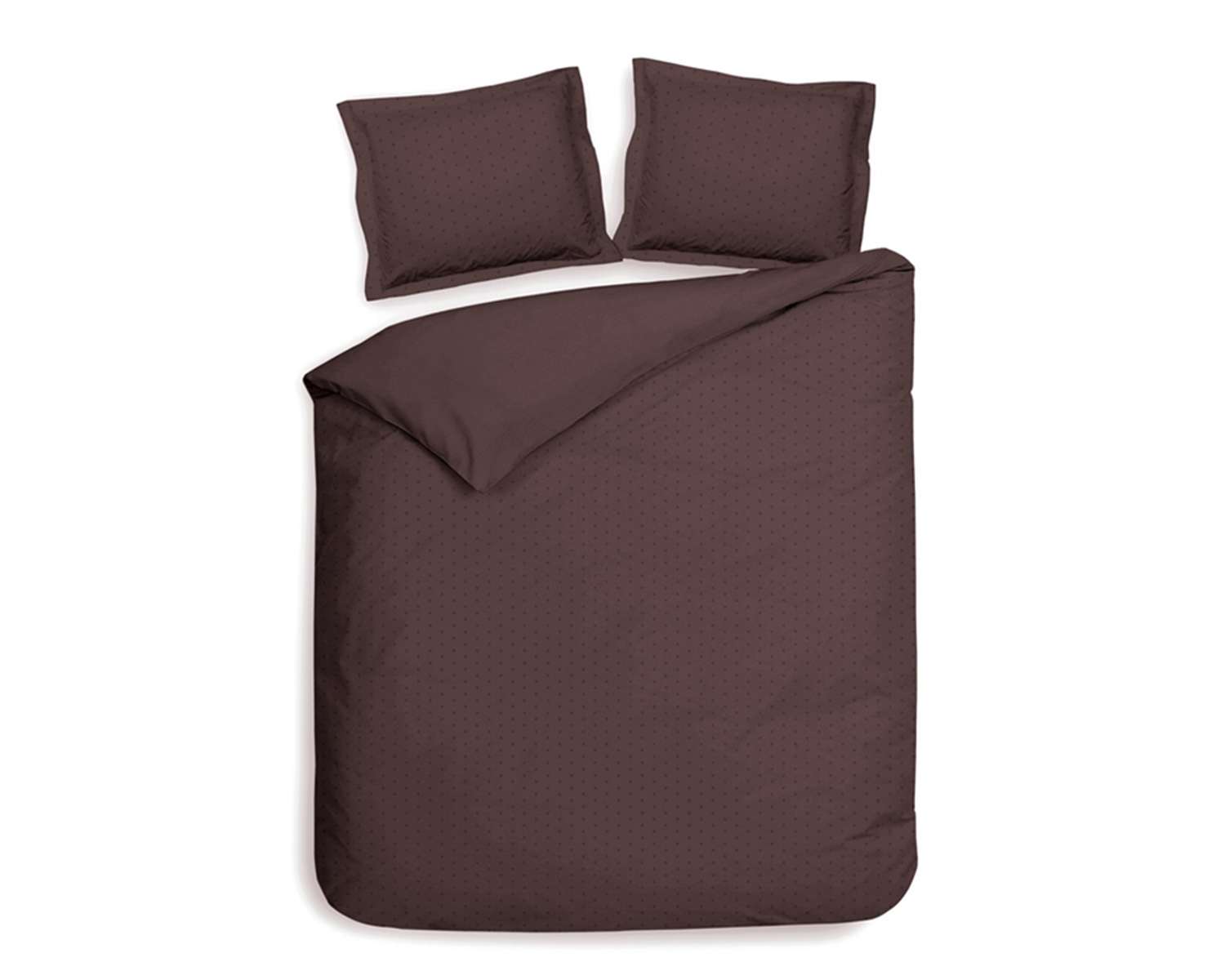 Dekbedovertrek Uni Stippen Taupe