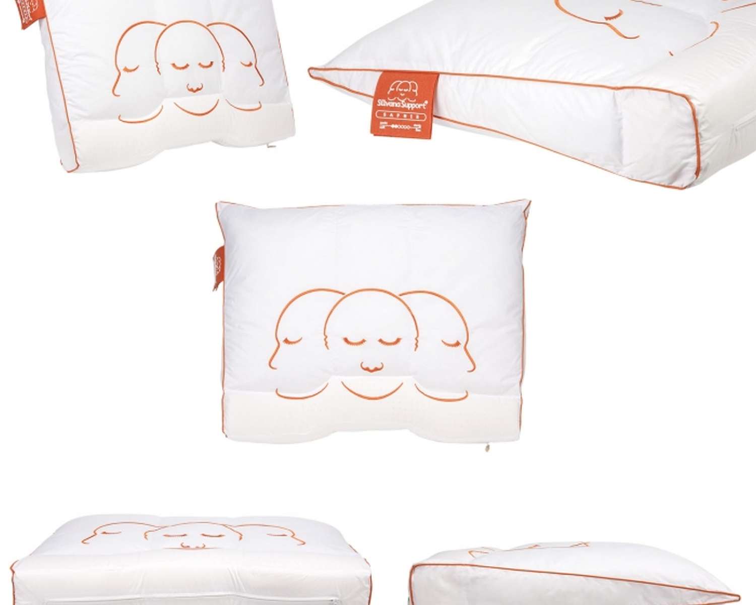 Kussen met gezicht oranje Kussen met gezicht oranje