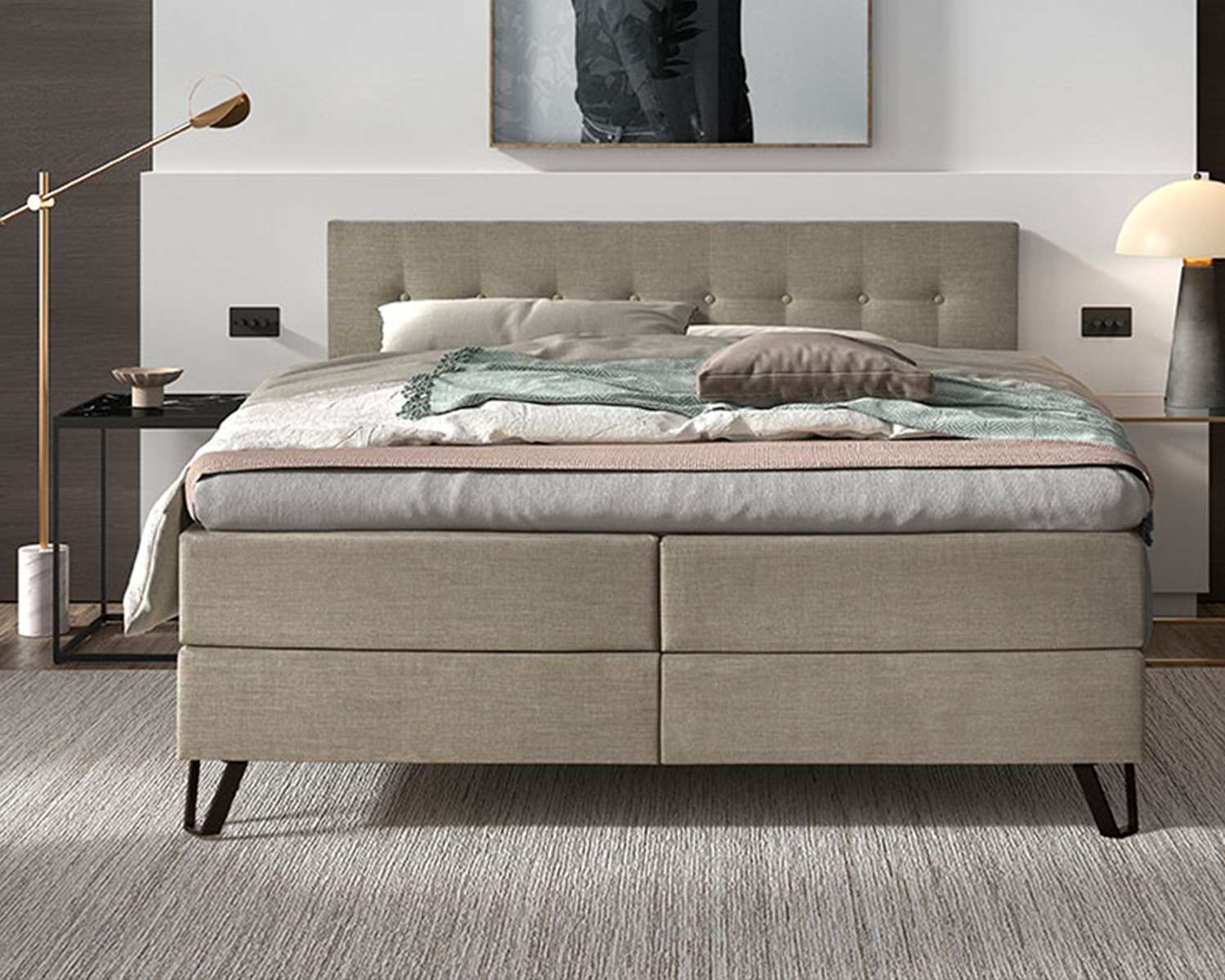 Boxspring Ciara voeteneinde Boxspring Ciara voeteneinde