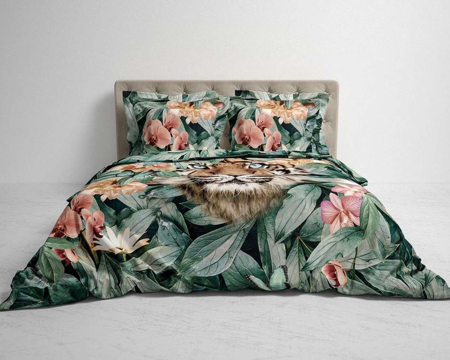 Dekbedovertrek Tiga op bed Dekbedovertrek Tiga op bed