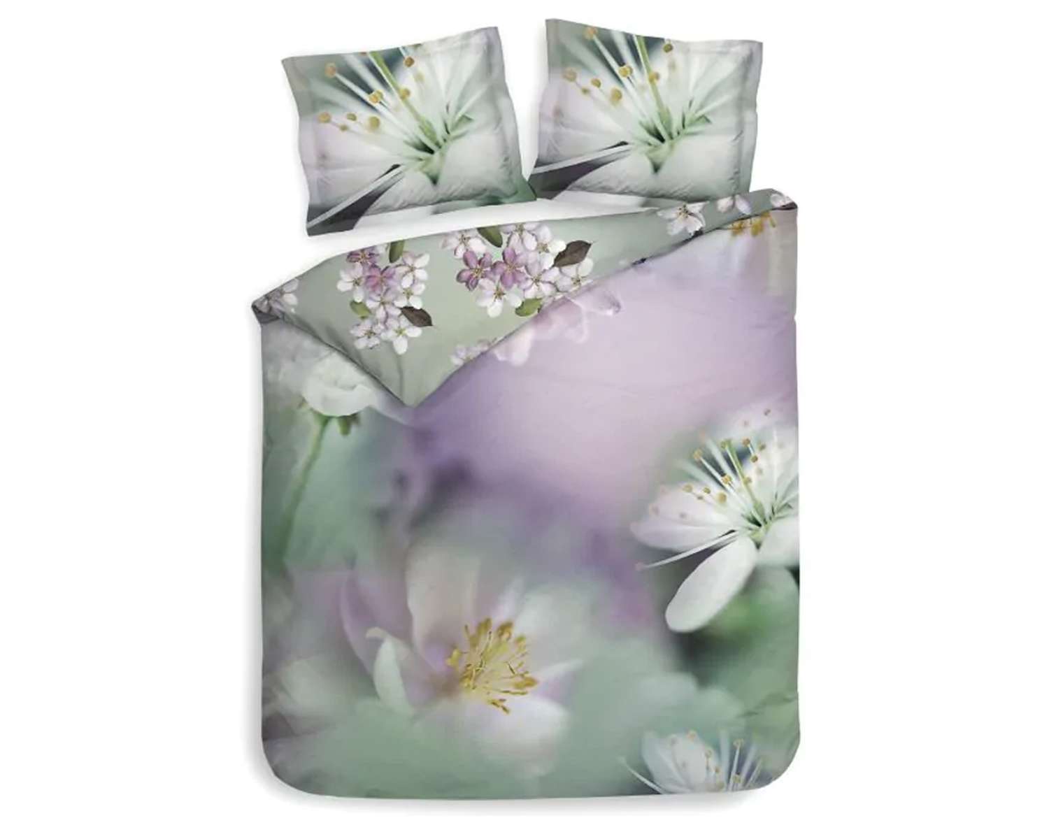 Dekbedovertrek Bloemen in pastel
