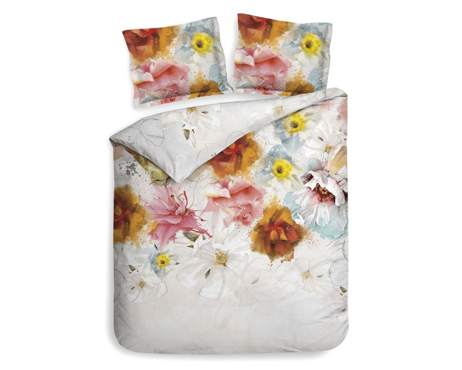 Dekbedovertrek Bloemen Aquarel