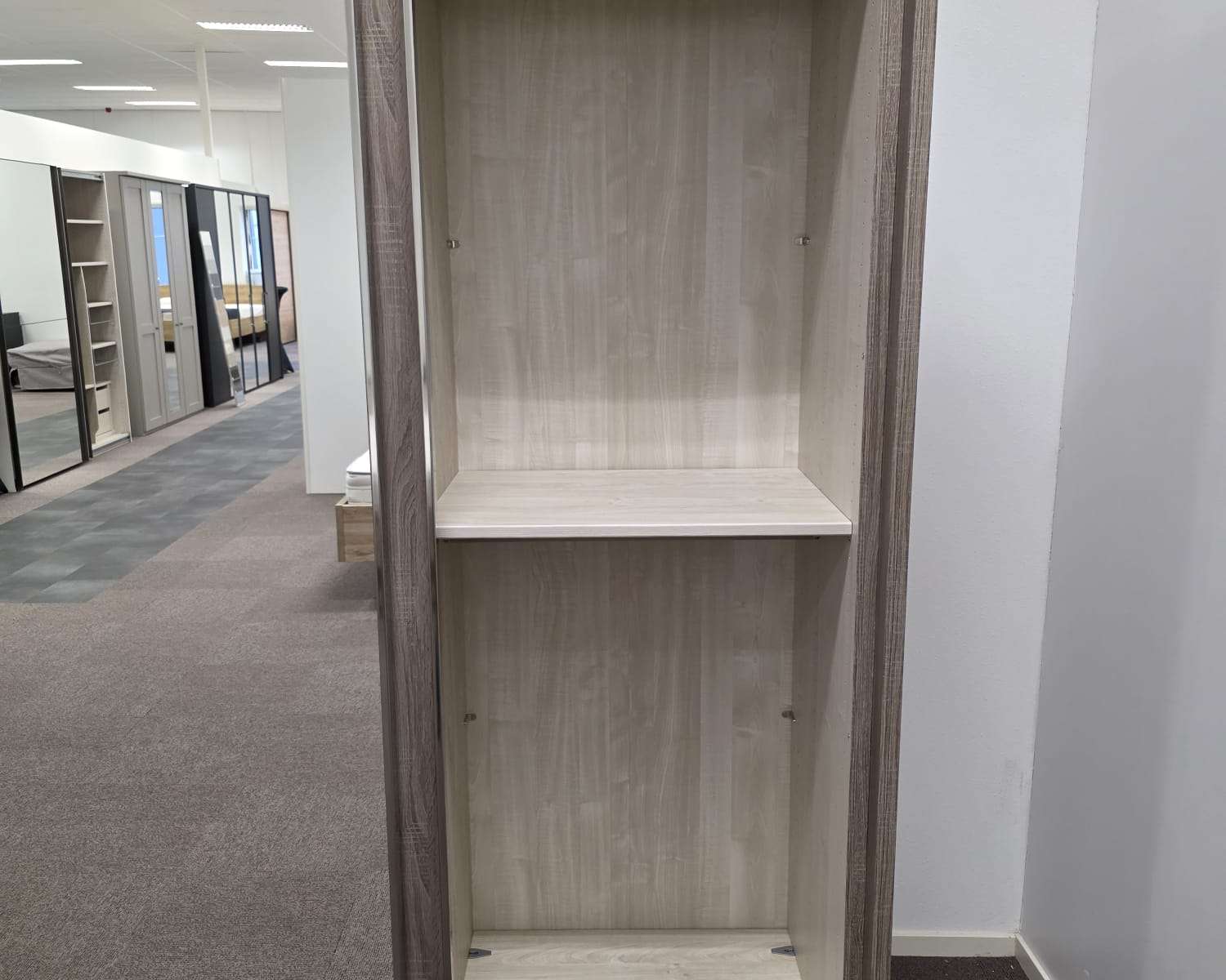 Indeling rechter kastvak met roeden