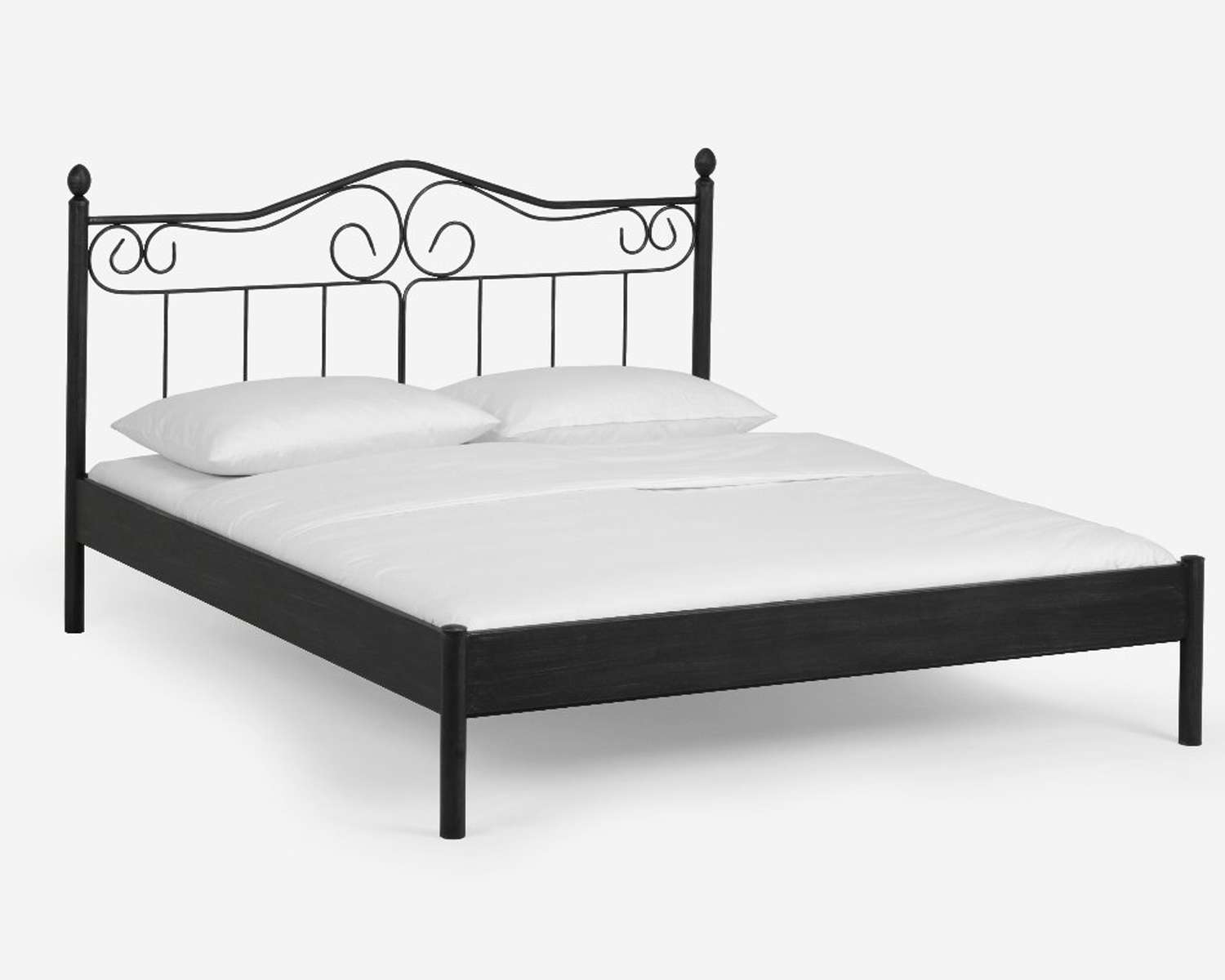 Metalen bed Palermo met laag voeteneind Metalen bed Palermo met laag voeteneind