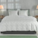 Dekbedovertrek Groeiend groen op bed
