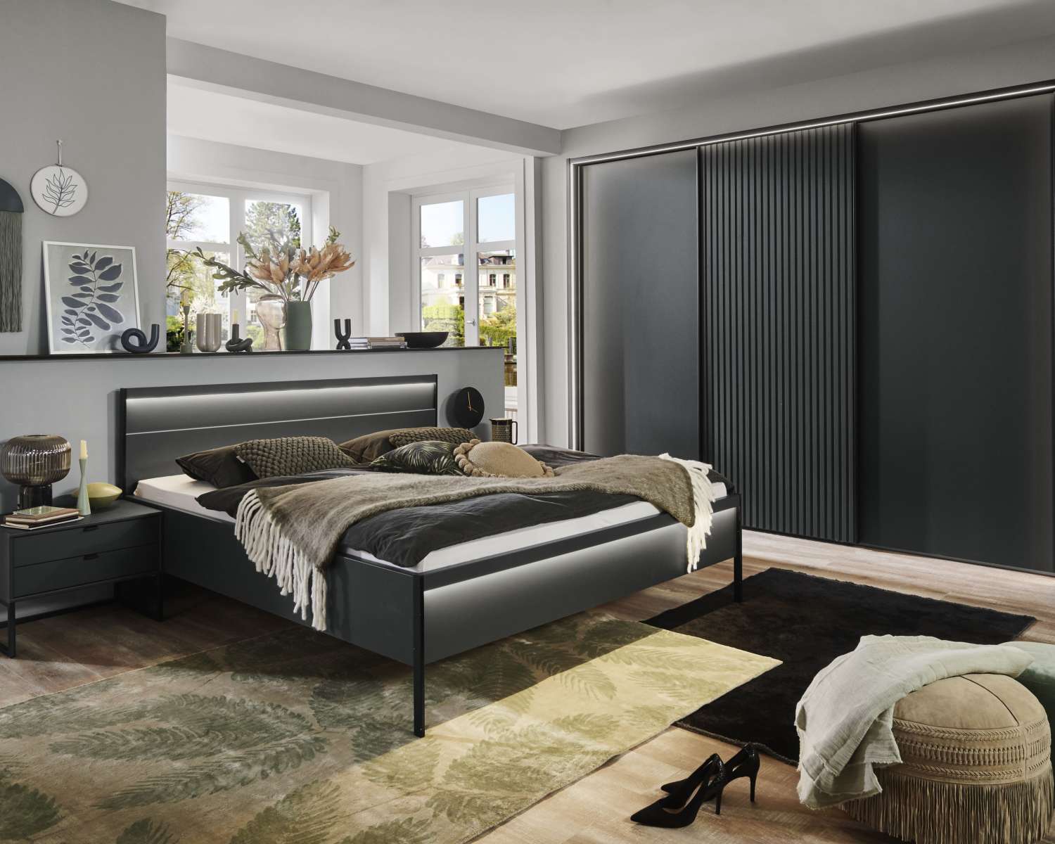 Tweepersoonsbed Comfort Genua met kast Tweepersoonsbed Comfort Genua met kast