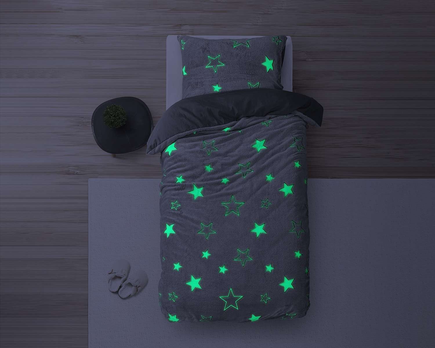 Kinder dekbedovertrek glow in the dark Kinder dekbedovertrek glow in the dark
