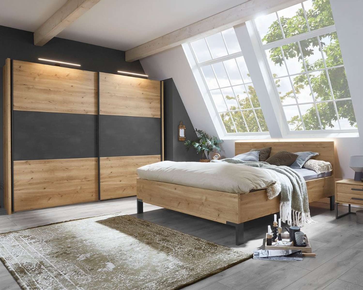 Tweepersoonsbed Comfort Urbanmet kast Tweepersoonsbed Comfort Urbanmet kast