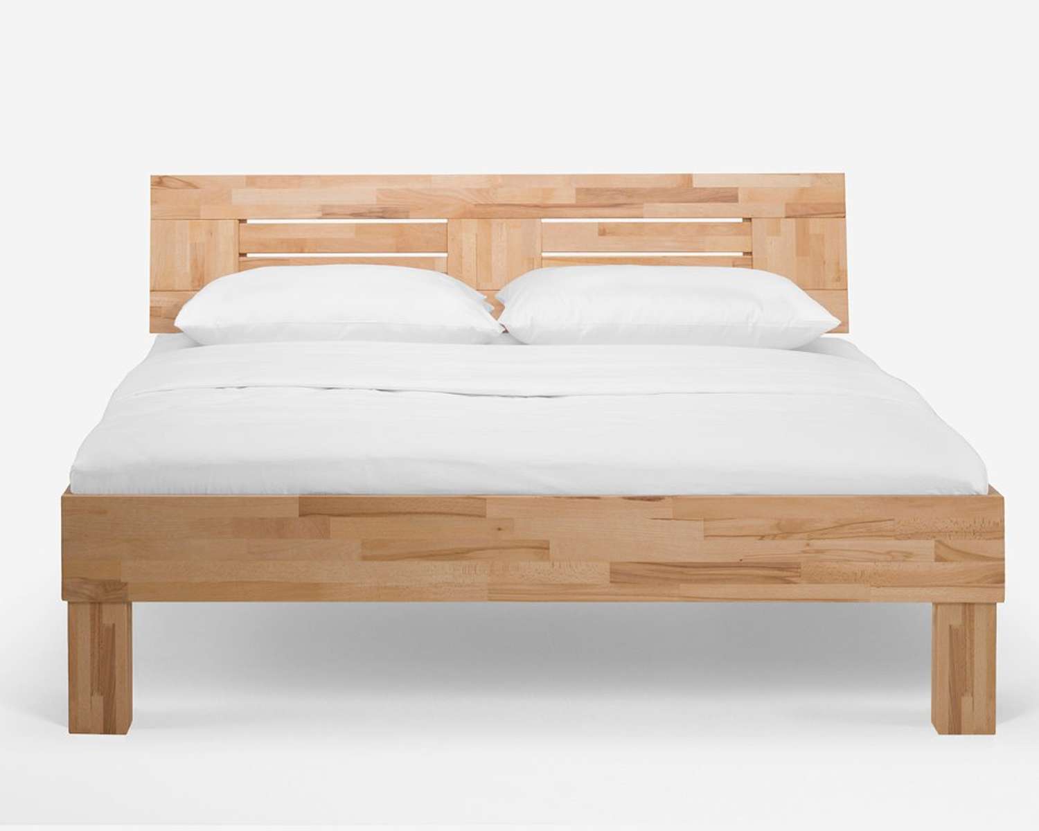 Kernbeuken geolied houten bed Luuk Kernbeuken geolied houten bed Luuk
